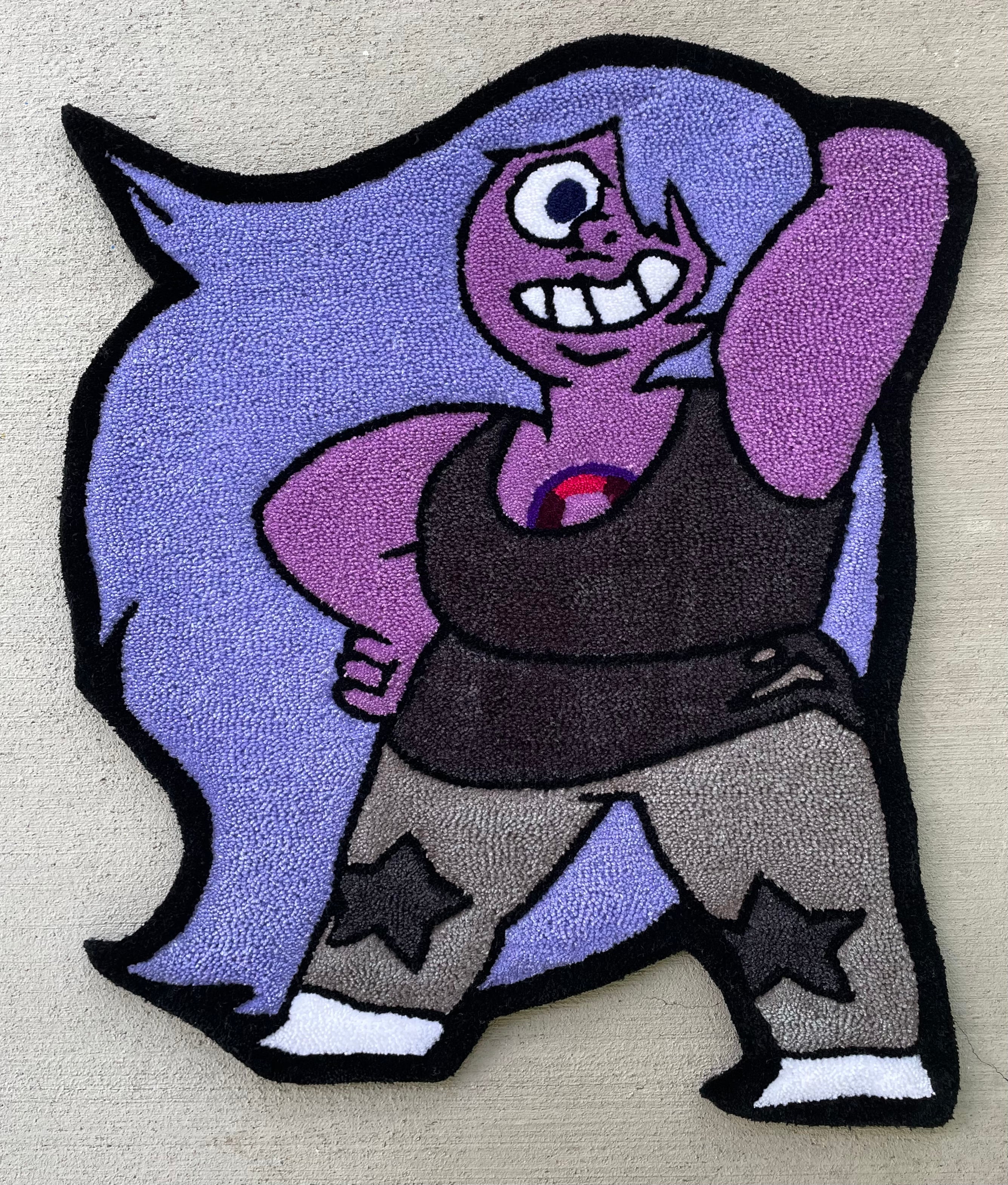 CrystalGemAmethystRug